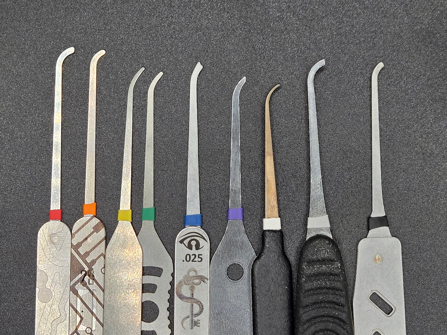 Lock Pick Color Coding Heat Shrink
