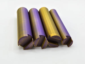 Plug Follower 4 Pack (Split/Solid) - Purple/Gold (Silky)