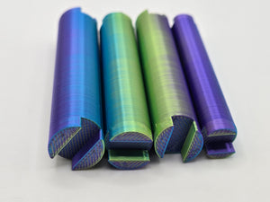 Plug Follower 4 Pack (Split/Split) - Green/Blue/Purple (Silky)