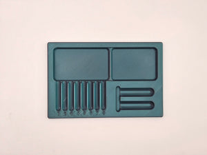 LPL Style Pinning Tray - Teal/Black (Silky)