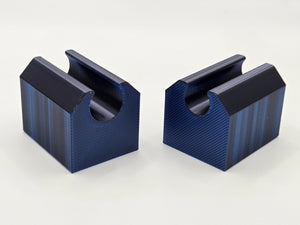 Padlock Plug Holders (2 Sizes) - Blue/Black (Silky)