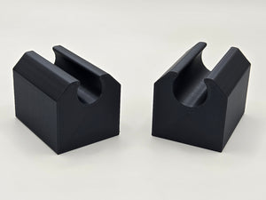 Padlock Plug Holders (2 Sizes) - Black (Silky)