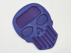 Skull Pinning Tray - Purple/Raspberry (Silky)